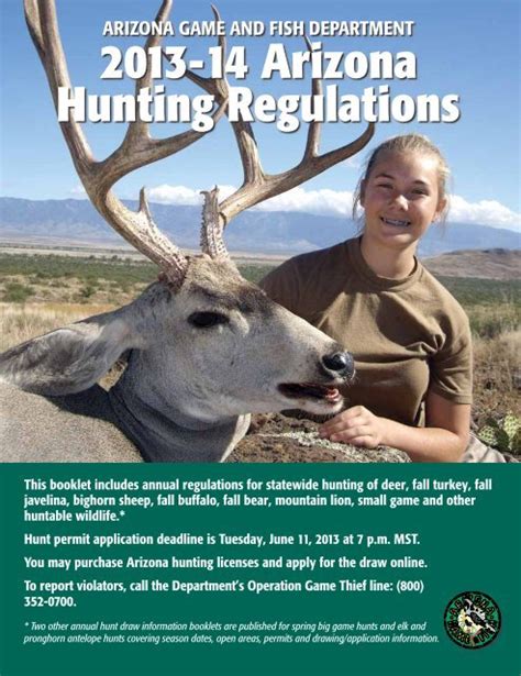 az game and fish|Hunting .